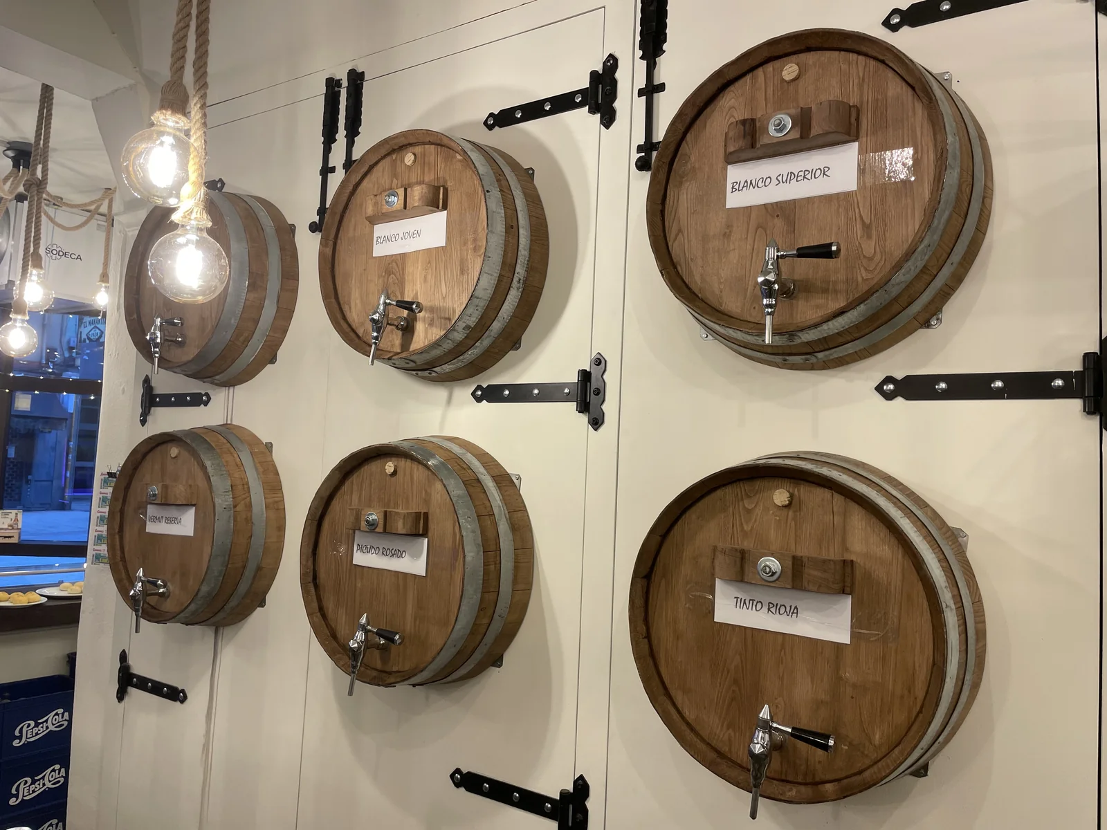 Barricas de vino de El Manantial