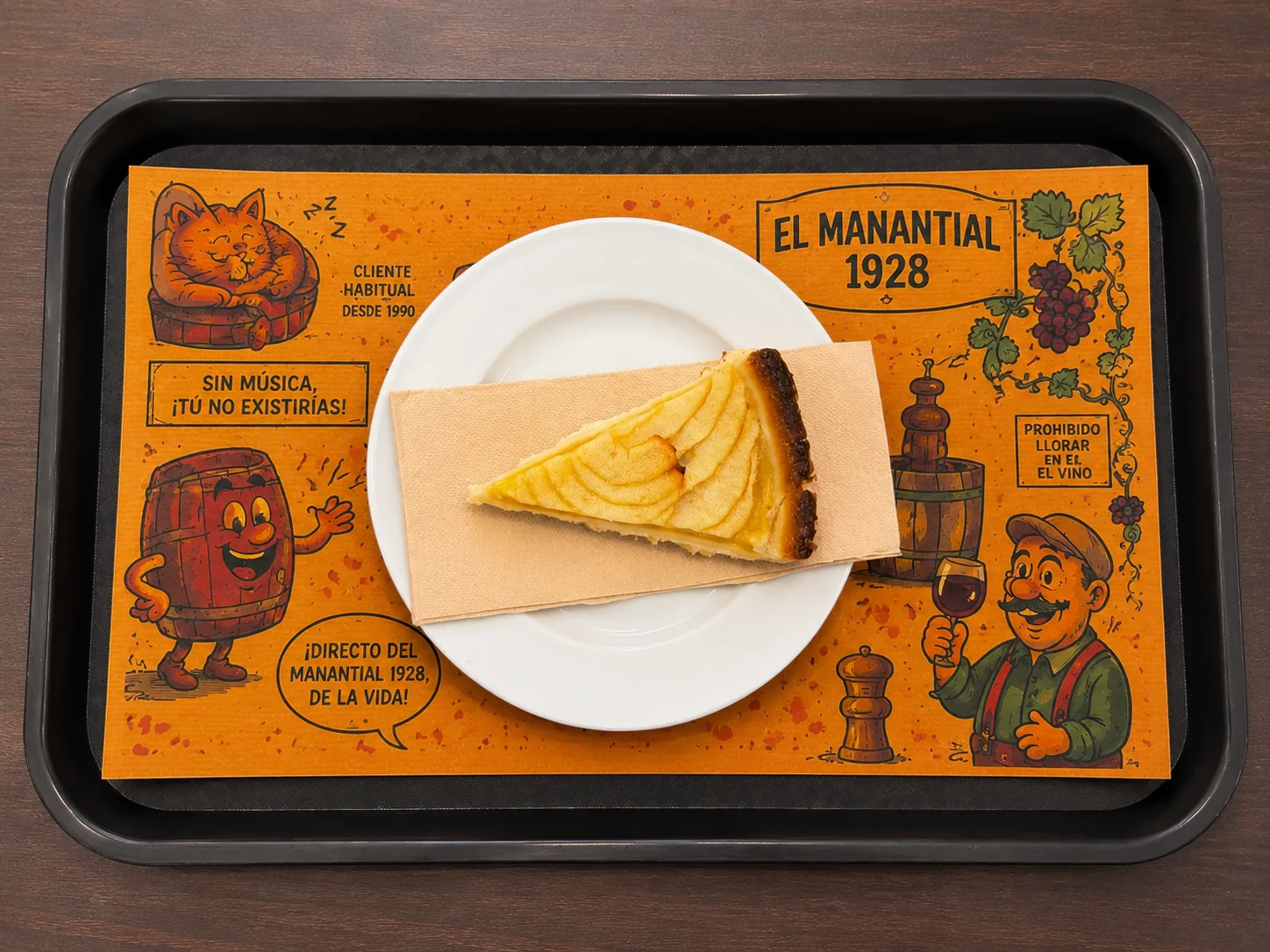 Tarta de manzana casera