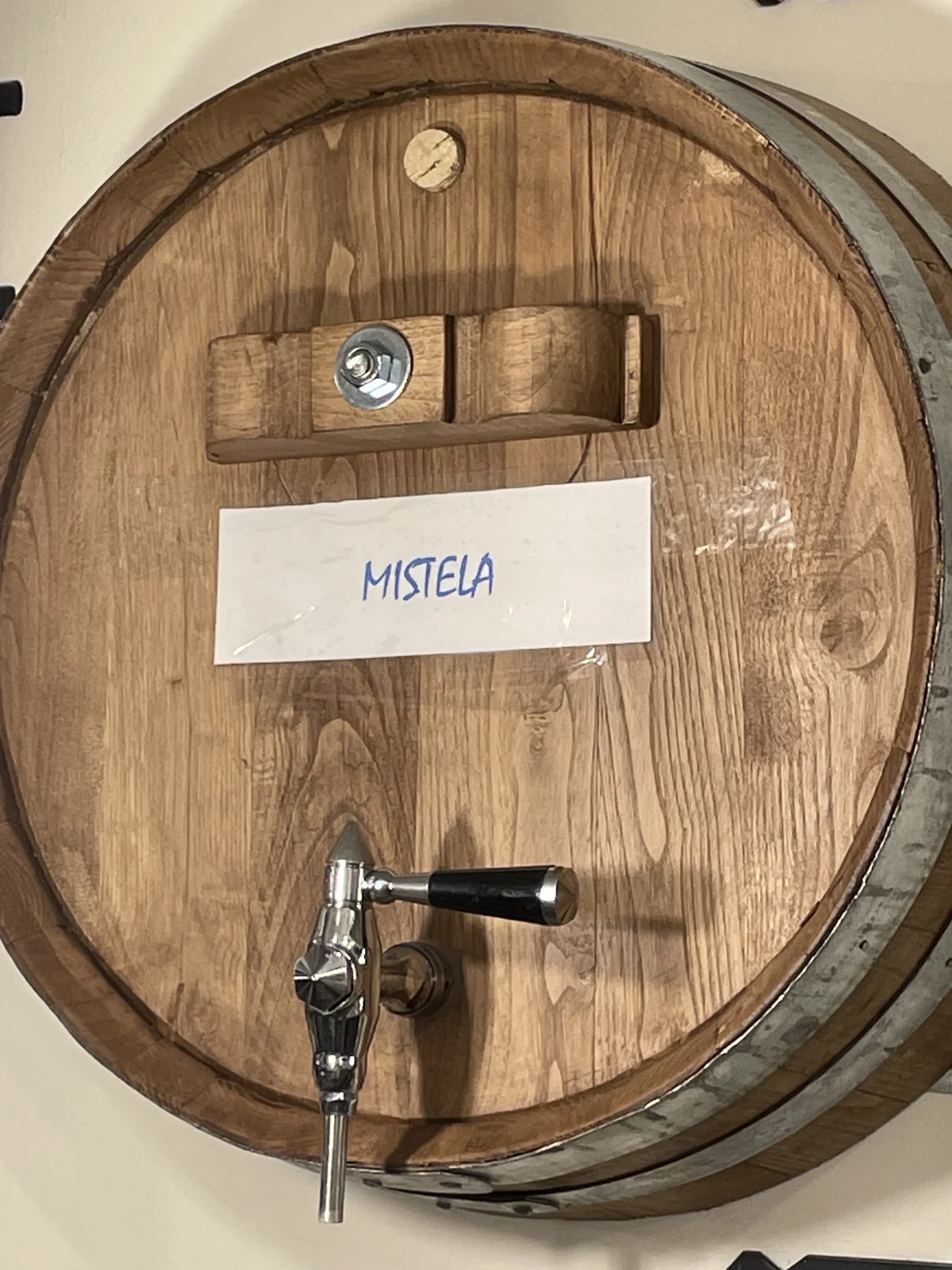 Barrica de mistela de El Manantial